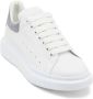 Alexander McQueen colour-block panelled leather sneakers White - Thumbnail 2