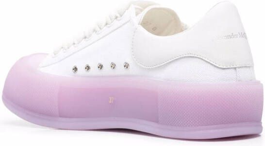 Alexander McQueen contrasting-sole sneakers White