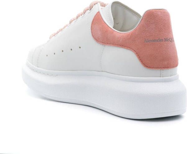 Alexander McQueen contrasting-suede chunky sneakers White