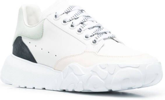 Alexander McQueen Court colour-block sneakers White