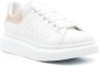 Alexander McQueen crocodile-detail leather sneakers White - Thumbnail 2