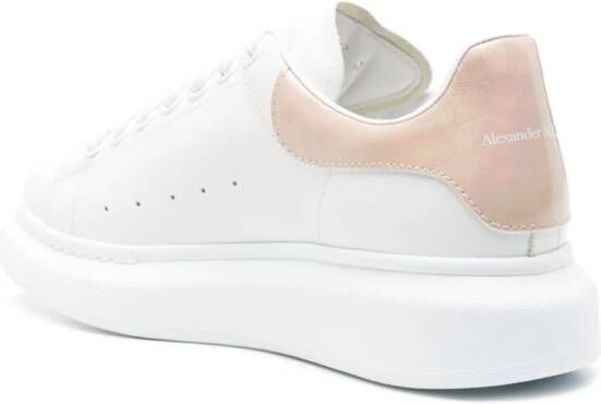 Alexander McQueen crocodile-detail leather sneakers White