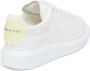 Alexander McQueen crystal-embellished leather sneakers White - Thumbnail 3