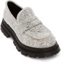 Alexander McQueen crystal-embellished loafers Silver - Thumbnail 2