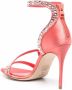 Alexander McQueen crystal-embellished wrap sandals Pink - Thumbnail 2