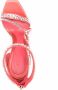 Alexander McQueen crystal-embellished wrap sandals Pink - Thumbnail 4