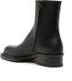 Alexander McQueen Cuban Stack leather boots Black - Thumbnail 3
