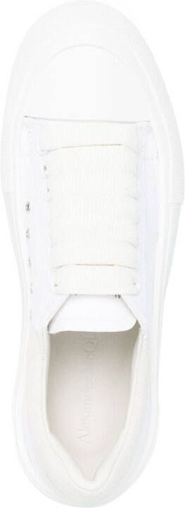 Alexander McQueen Deck lace-up sneakers White