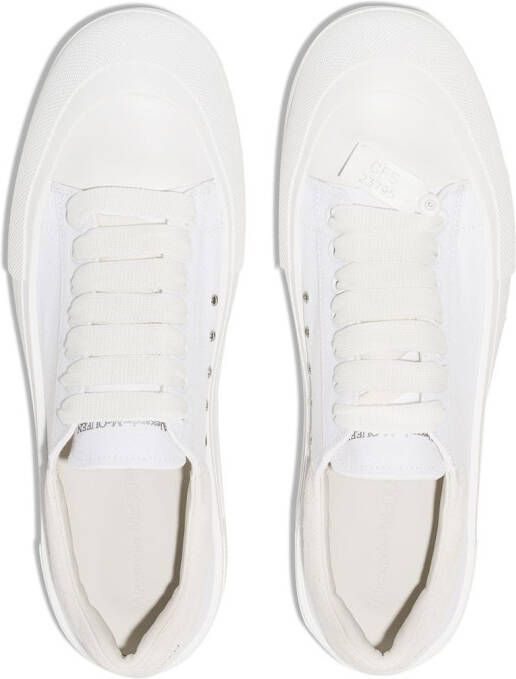 Alexander McQueen Deck Plimsoll lace-up sneakers White