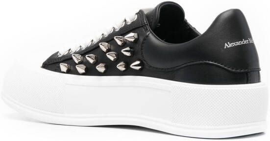 Alexander McQueen Deck spike-stud sneakers Black