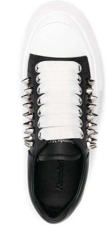 Alexander McQueen Deck spike-stud sneakers Black