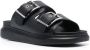 Alexander McQueen double-strap flat sandals Black - Thumbnail 2