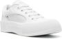 Alexander McQueen embossed-logo leather sneakers White - Thumbnail 2