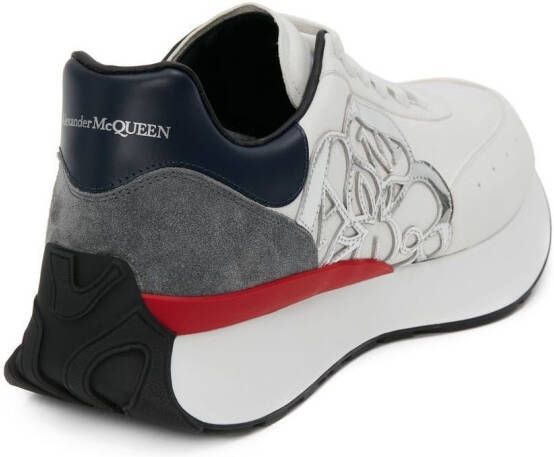 Alexander McQueen Gomma embroidered-detail sneakers White