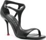 Alexander McQueen Harness 90mm leather sandals Black - Thumbnail 2
