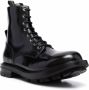 Alexander McQueen high-shine ankle boots Black - Thumbnail 2