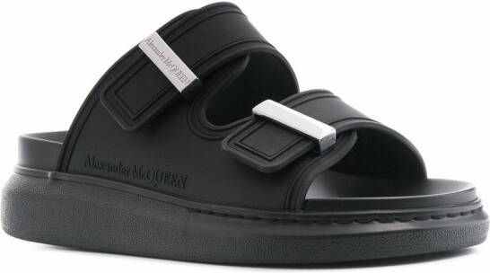 Alexander McQueen Hybrid flatform sandals Black