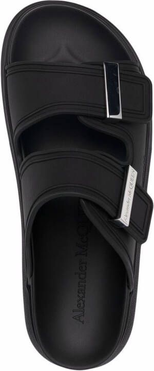 Alexander McQueen Hybrid flatform sandals Black