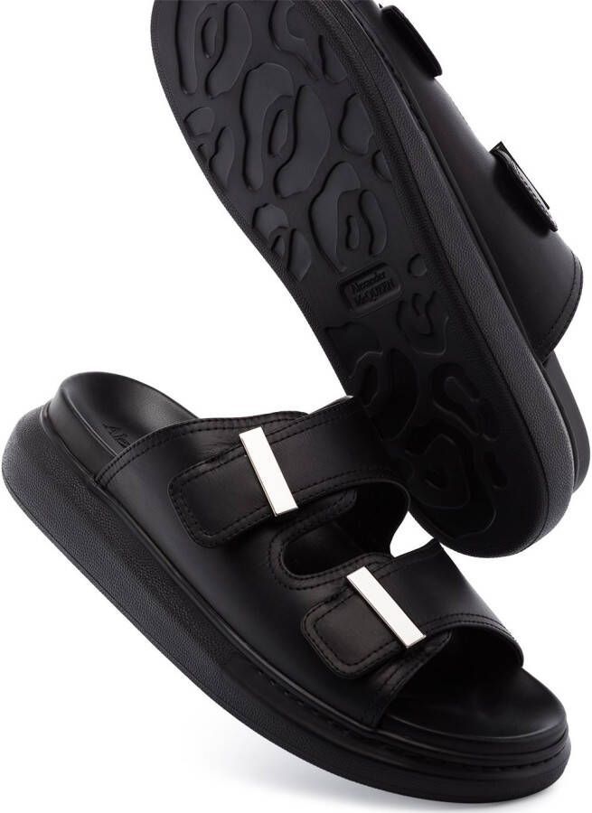 Alexander McQueen Hybrid leather sandals Black