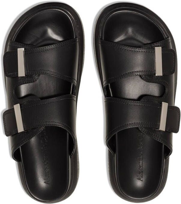 Alexander McQueen Hybrid leather sandals Black