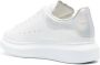 Alexander McQueen iridescent-panel leather sneakers White - Thumbnail 2