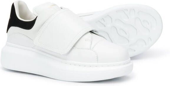 Alexander McQueen Kids Oversized chunky-sole sneakers White