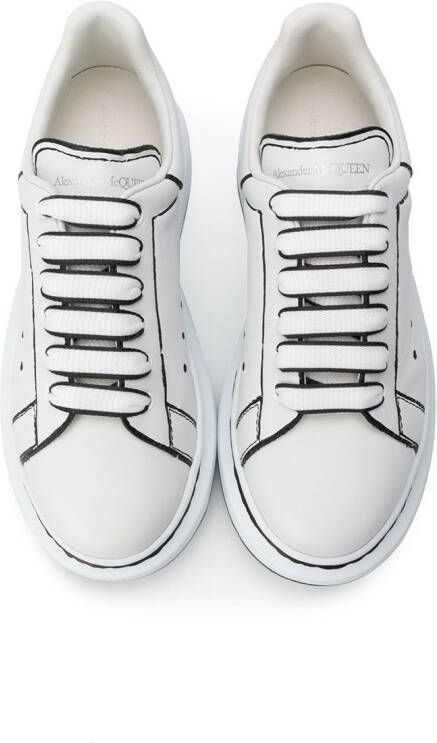 Alexander McQueen Kids oversized chunky trainers White
