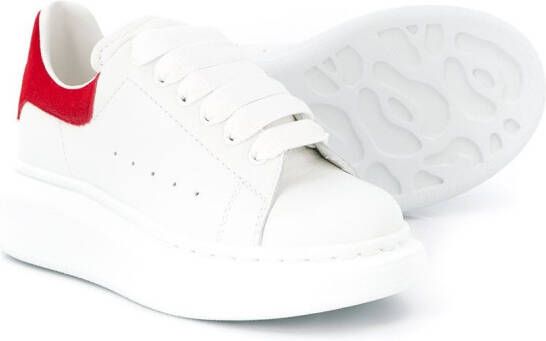 Alexander McQueen Kids Oversized sneakers White