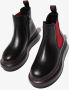 Alexander McQueen Kids platform-sole slip-on ankle boots Black - Thumbnail 2