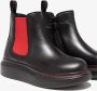 Alexander McQueen Kids platform-sole slip-on ankle boots Black - Thumbnail 3