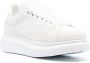 Alexander McQueen knitted lace-up sneakers White - Thumbnail 2