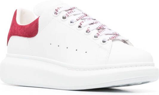 Alexander McQueen lace-up flatform sneakers White