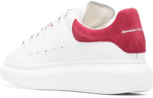 Alexander McQueen lace-up flatform sneakers White