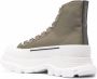 Alexander McQueen lace-up high-top sneakers Green - Thumbnail 3
