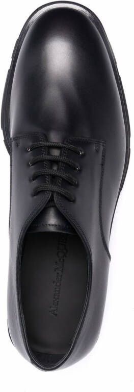 Alexander McQueen lace-up leather derby shoes Black