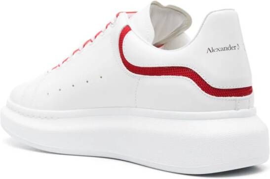 Alexander McQueen lace-up leather sneakers White