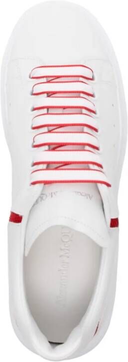 Alexander McQueen lace-up leather sneakers White