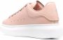 Alexander McQueen leather lace-up trainers Pink - Thumbnail 3