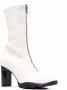 Alexander McQueen leather mid-calf 90mm boots White - Thumbnail 2