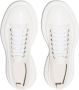 Alexander McQueen round-toe cotton sneakers White - Thumbnail 4
