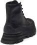 Alexander McQueen logo-embossed leather combat boots Black - Thumbnail 3
