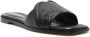 Alexander McQueen logo-embossed leather sandals Black - Thumbnail 2