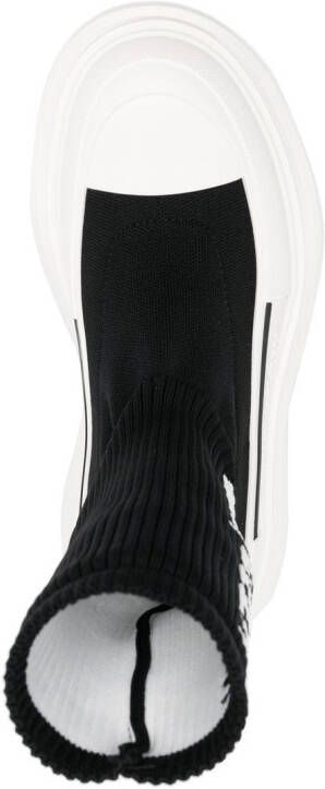 Alexander McQueen Tread sock boots Black