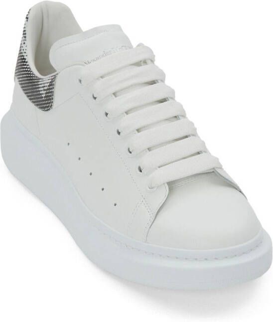Alexander McQueen logo-print lace-up sneakers White