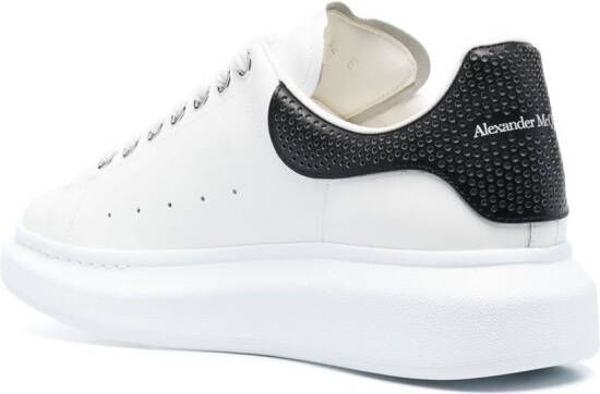 Alexander McQueen Oversized low-top leather sneakers White