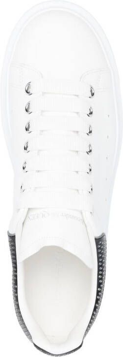 Alexander McQueen Oversized low-top leather sneakers White