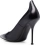 Alexander McQueen metal-toecap 110mm heel pumps Black - Thumbnail 3