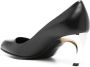 Alexander McQueen metallic-heel leather pumps Black - Thumbnail 3