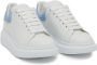 Alexander McQueen Oversized chunky leather sneakers Blue - Thumbnail 3