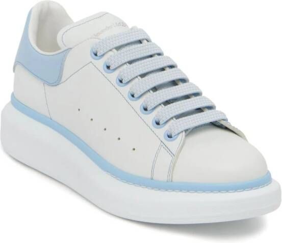 Alexander McQueen Oversized chunky leather sneakers White
